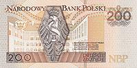 200 Lenkijos zlotų. B